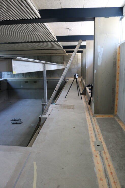 3D‑Scanner Leica RTC360 bei der Vermessung
